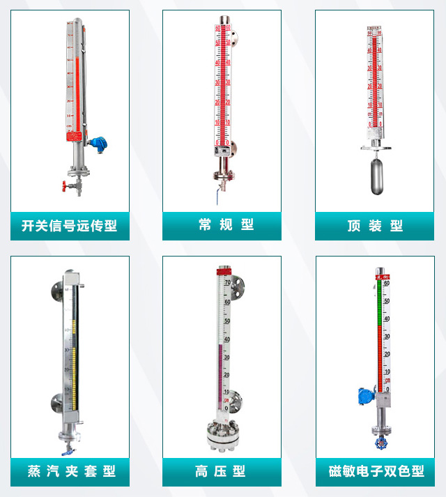 液氮液位計產品分類圖